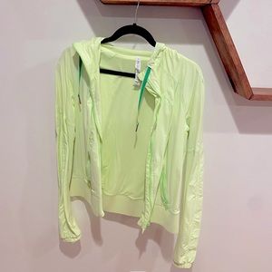 Bright green lulu lemon jacket
